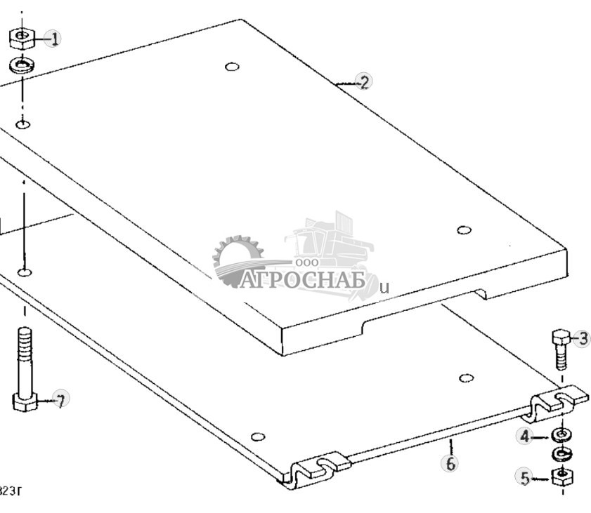 Counterweight With Mounting Plate 